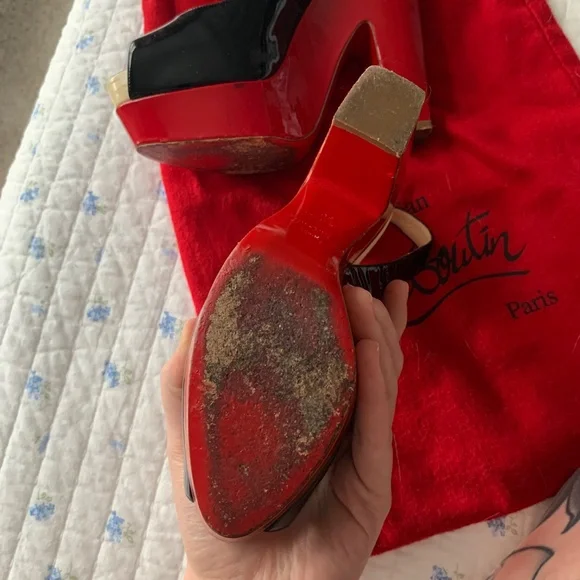 Christian Louboutin slingback heel - Picture 11 of 13